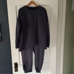 The Limited Satin Jogger Set